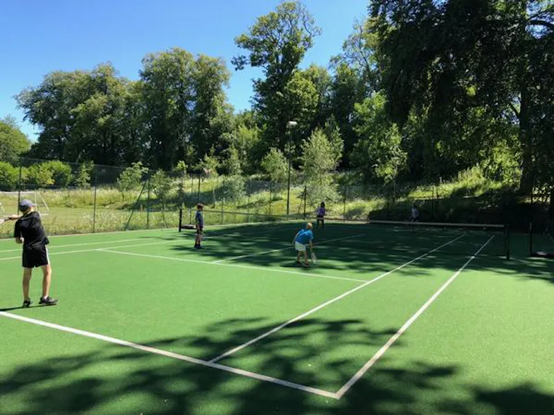 Tennis court at Contemporary Edinburgh Mansion, M316 (photo 53)