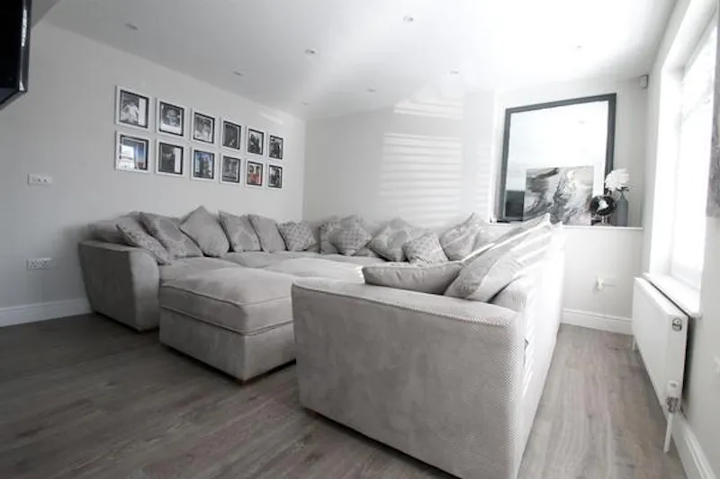 Living Room at Grove Park red brick home, D2383 (photo 6)