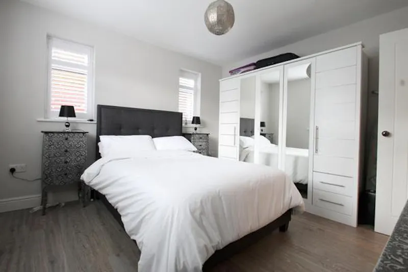 Bedroom at Grove Park red brick home, D2383 (photo 35)