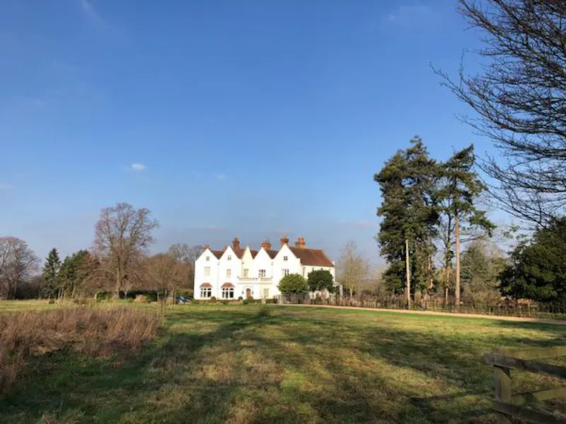 Views - country at Large white grange in Cobham, A1472 (photo 52)