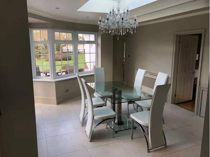 Dining room at Elegant new build in Windsor , D2387 (photo 5)