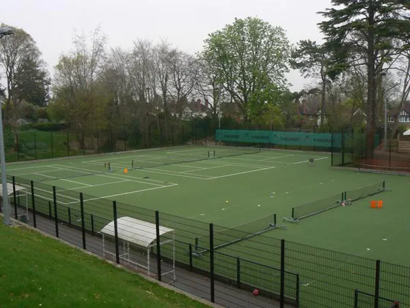 Tennis court at Period Maidenhead School, J218 (photo 14)