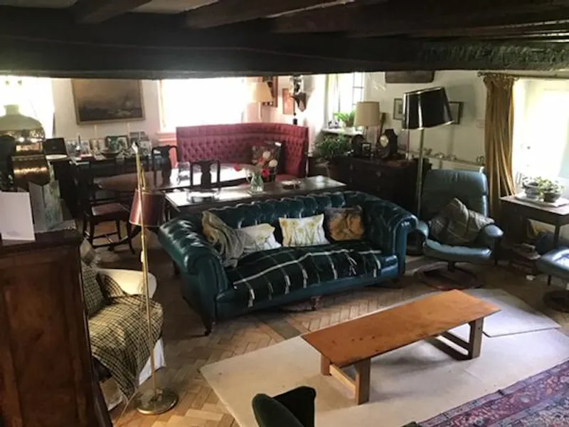 Living Room at Idyllic 1780's Mill on the Frome , M318 (photo 7)