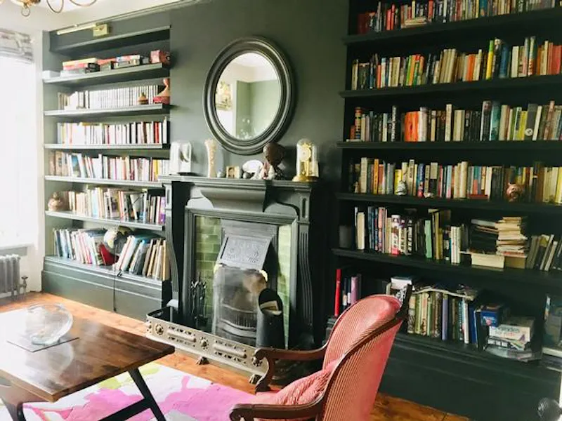 Library at Colourful Muswell Hill home, B1846 (photo 9)