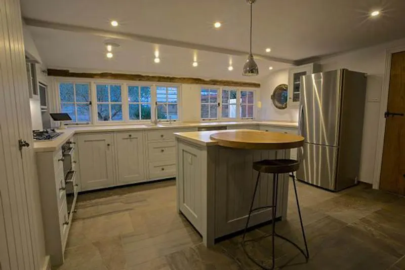 Kitchen at Modernised Georgian Essex house, A1487 (photo 29)