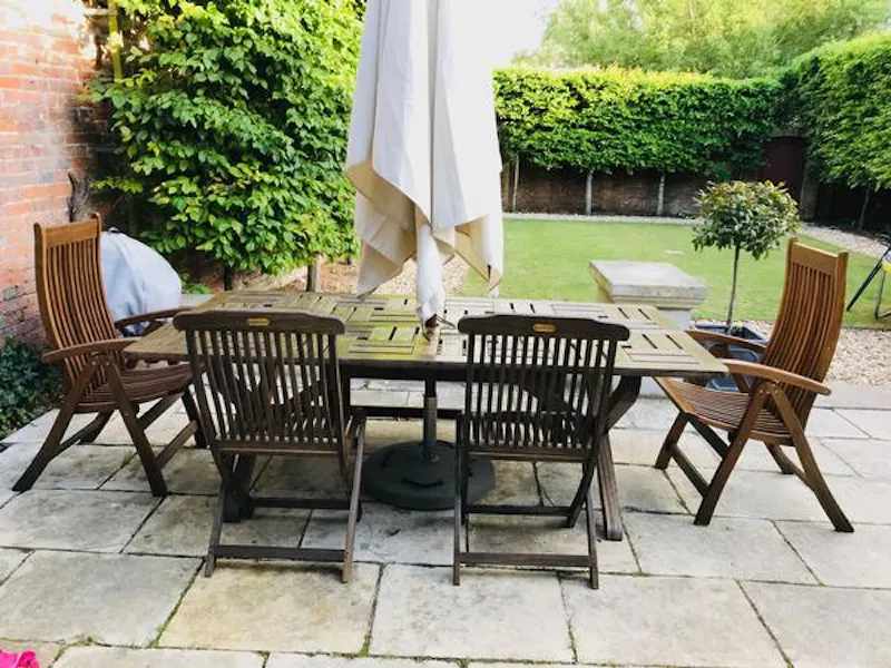 Terrace/Patio at Georgian townhouse in Salisbury, A1514 (photo 48)