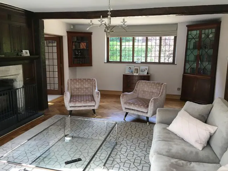 Beams at Surrey Tudor style home, M324 (photo 3)