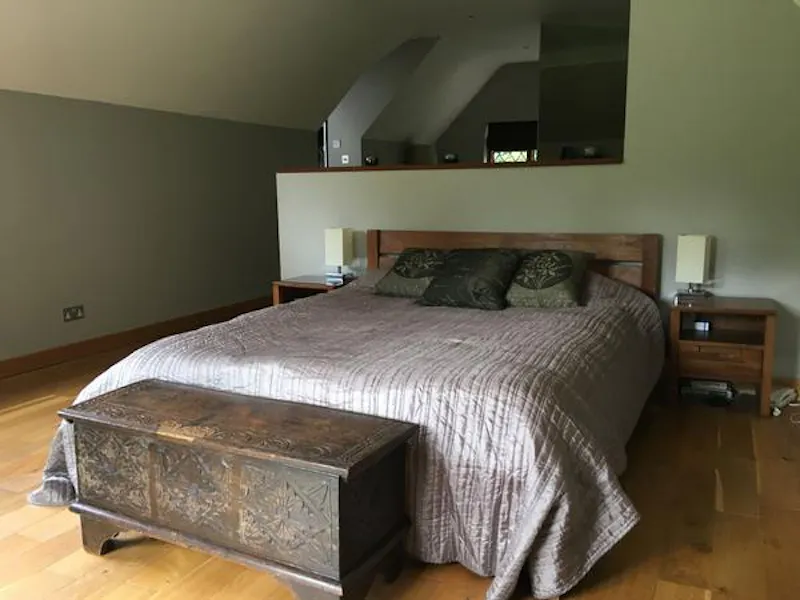 Bedroom at Surrey Tudor style home, M324 (photo 9)