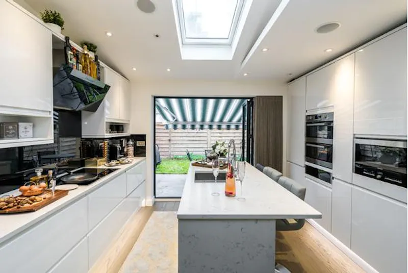 Kitchen at Contemporary West Drayton home, B1858 (photo 3)