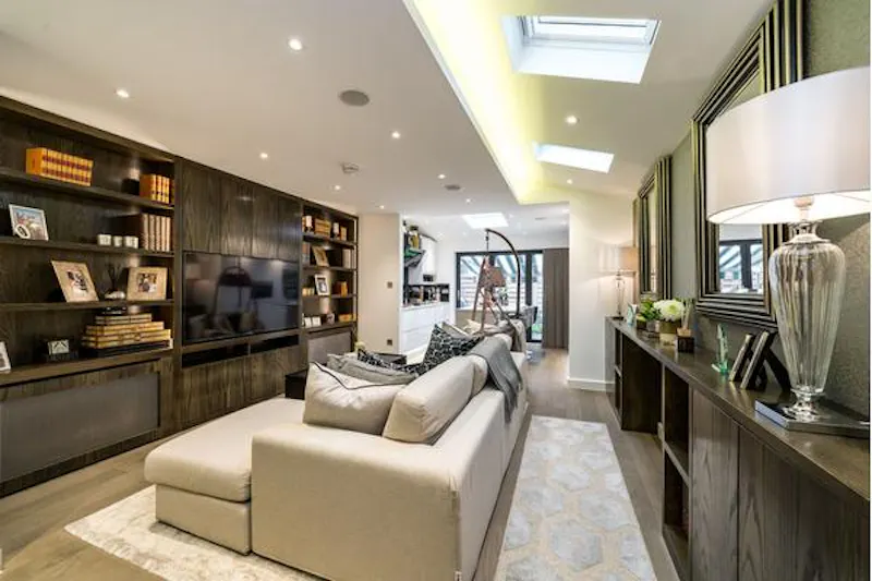 Living Room at Contemporary West Drayton home, B1858 (photo 10)