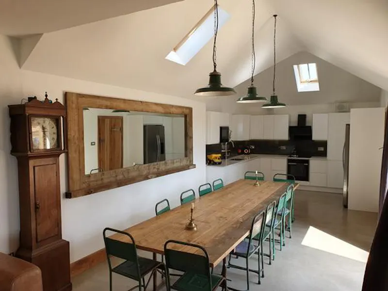 Dining room at Banbury modern barn home, L694 (photo 8)