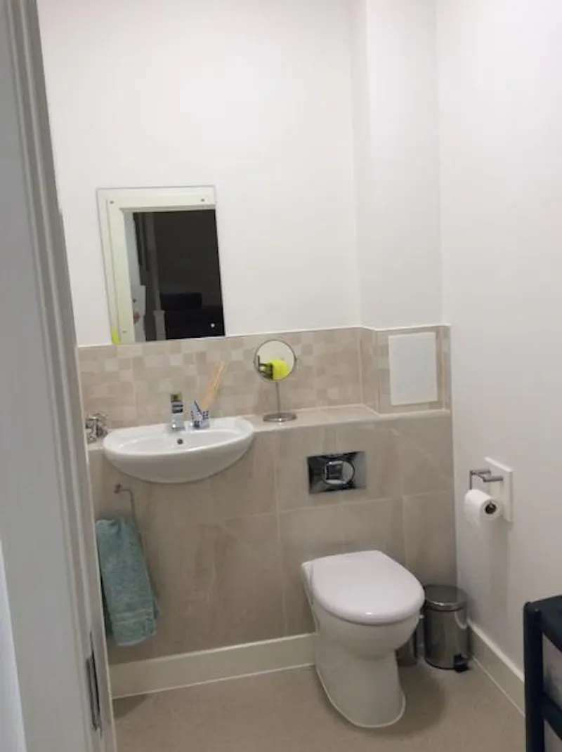 Bathroom at New build Dagenham house, D2418 (photo 13)