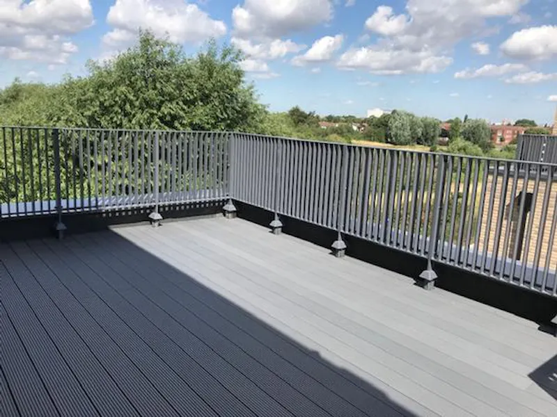 Terrace/Patio at New build Dagenham house, D2418 (photo 25)