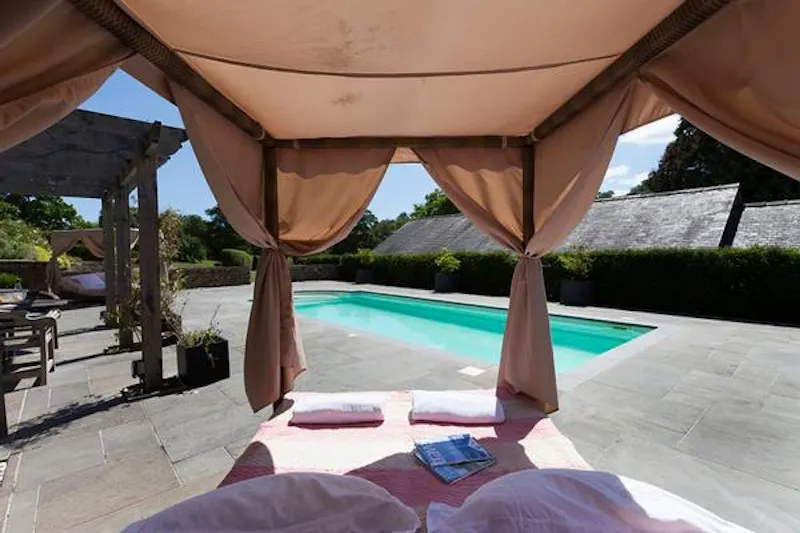 Swimming pool - outdoor at Traditional Wirksworth cottage, A1494 (photo 13)