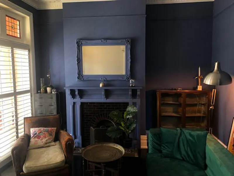Fireplace at Crystal Palace colourful home, B1863 (photo 5)