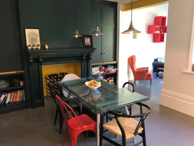 Dining room at Crystal Palace colourful home, B1863 (photo 20)