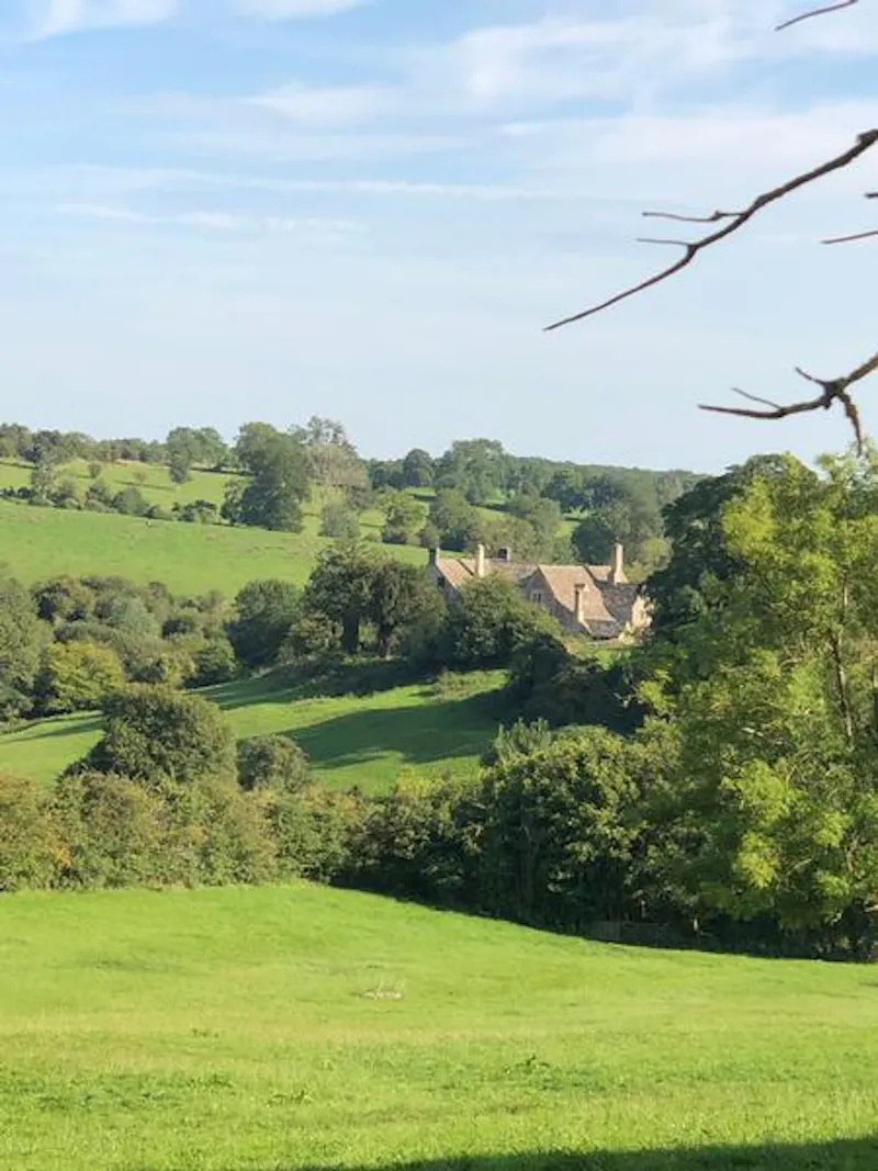Countryside at Remote ancient Cotswold farm, M327 (photo 49)