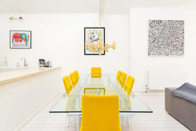Dining room at Colourful Old Street penthouse, F1188 (photo 5)