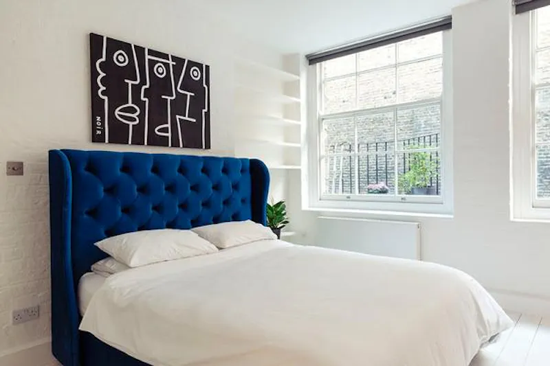 Bedroom at Colourful Old Street penthouse, F1188 (photo 13)