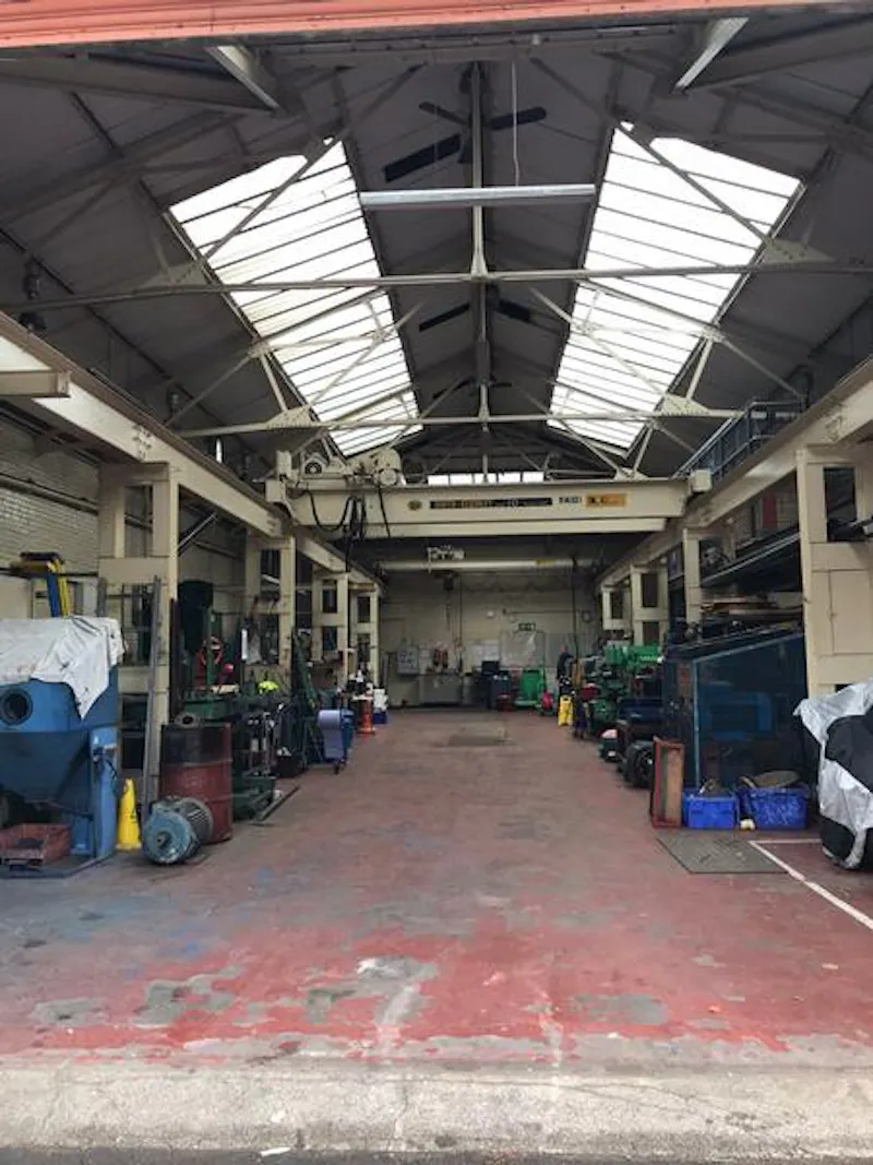 Garage at Engineer's workshop in Mile End, N466 (photo 27)