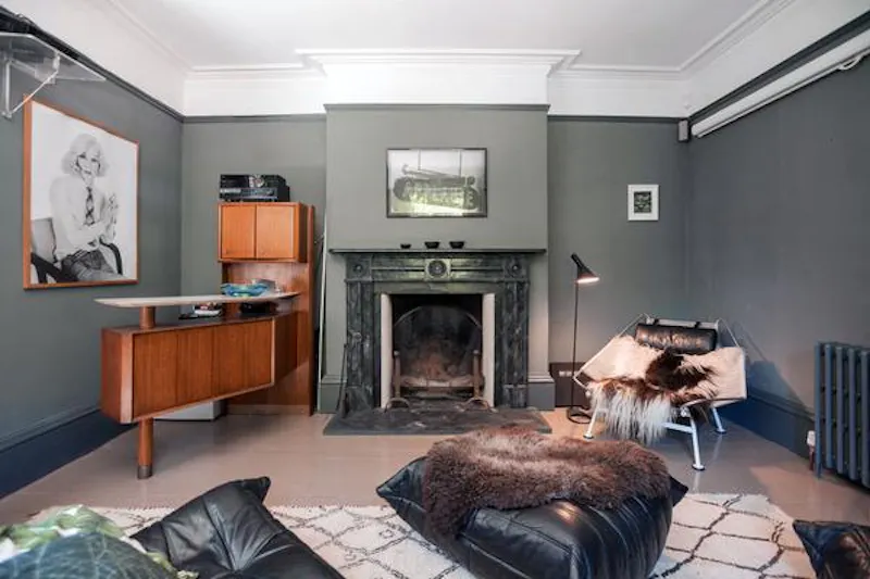 Fireplace at Trendy Norwich Georgian home, A1505 (photo 19)