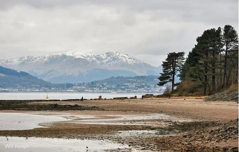 Views - sea at Ornate Scottish estate near Glasgow, G308 (photo 51)