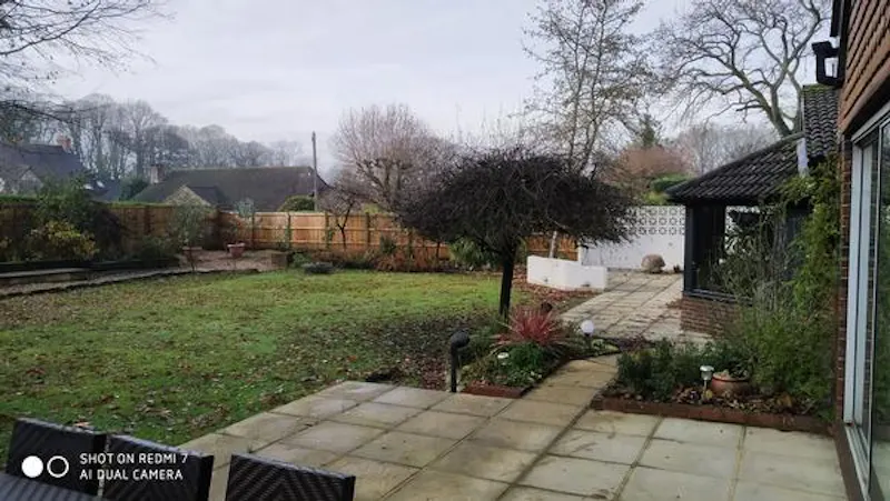 Garden at Retro Surrey new build, D2442 (photo 27)
