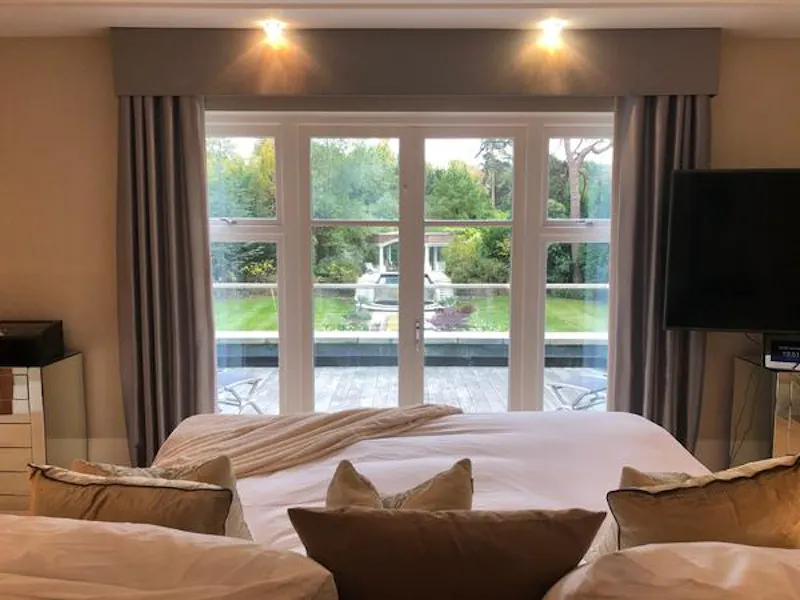Bedroom at Luxury Weybridge mansion, D2443 (photo 23)
