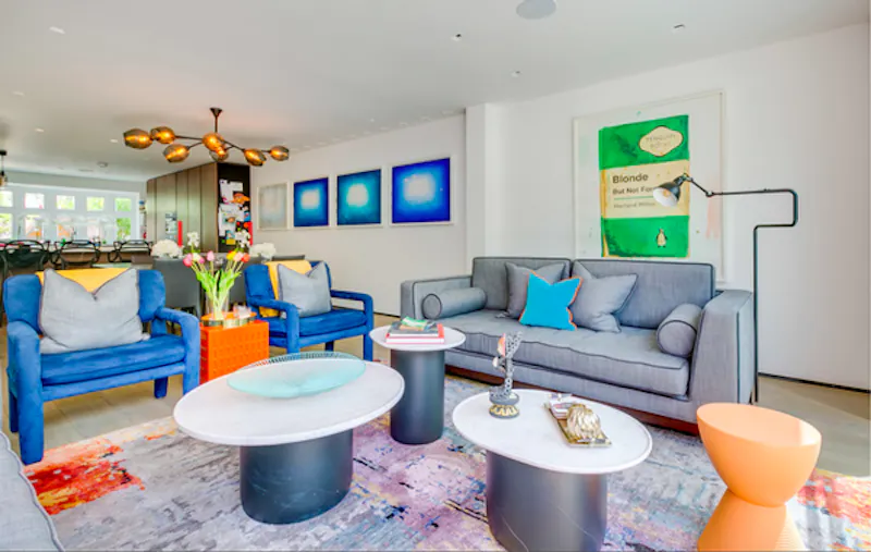 Open plan at Modern Kensington townhouse, D2444 (photo 3)
