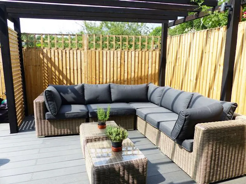 Terrace/Patio at 60s terraced home in Epping, D2447 (photo 16)
