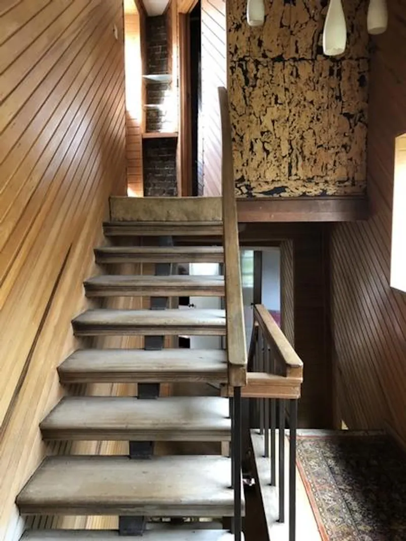 Staircase at Original windmill in Croxley , Q143 (photo 3)