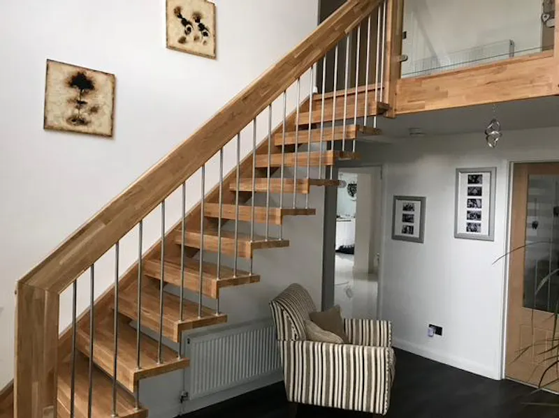 Staircase at Forest Row European home, D2448 (photo 2)