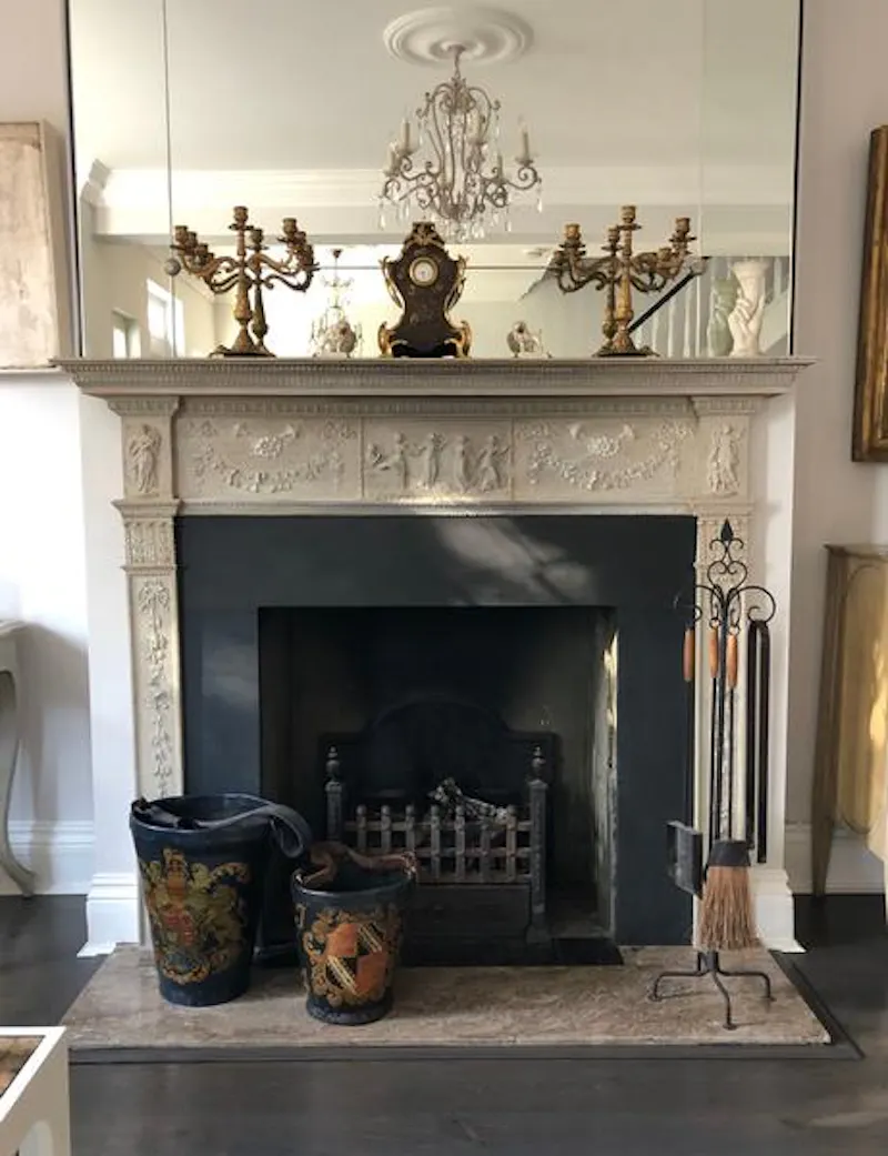 Fireplace at New build Barnes family home, D2449 (photo 5)