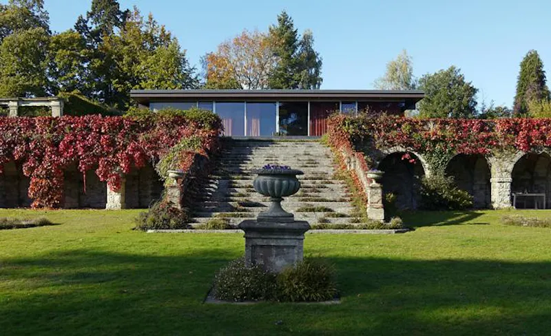 Garden at Modernist Hormonden pavilion, D1278 (photo 19)