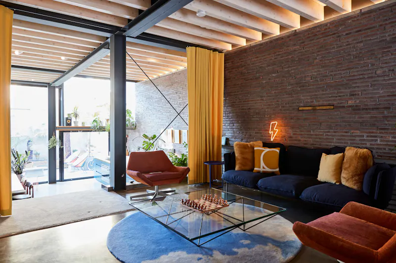 Living Room at Colourful modern Homerton house, K416 (photo 2)