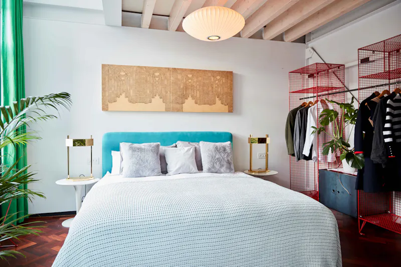 Bedroom - main at Colourful modern Homerton house, K416 (photo 18)