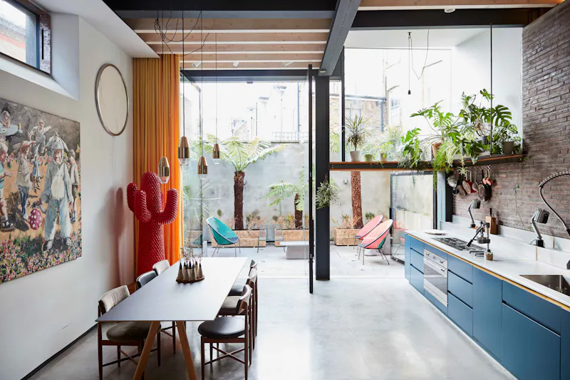 Floor - concrete at Colourful modern Homerton house, K416 (photo 8)