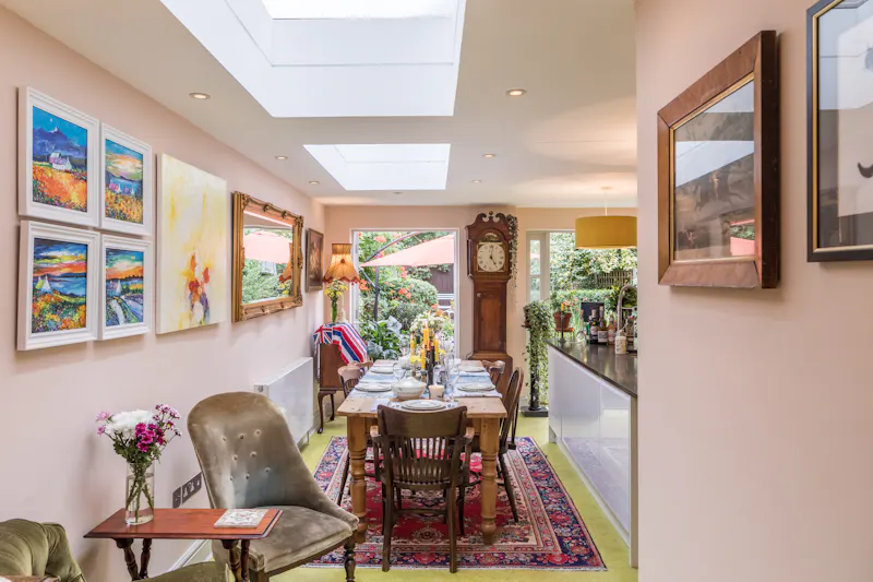 Dining room at Vibrant Victorian home in Oval, B1888 (photo 1)