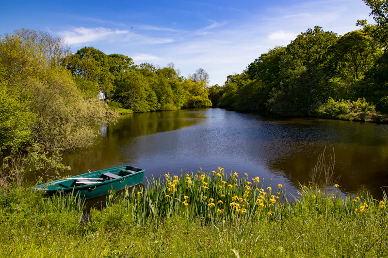 Lake at Extensive Uckfield manor house , M338 (photo 21)