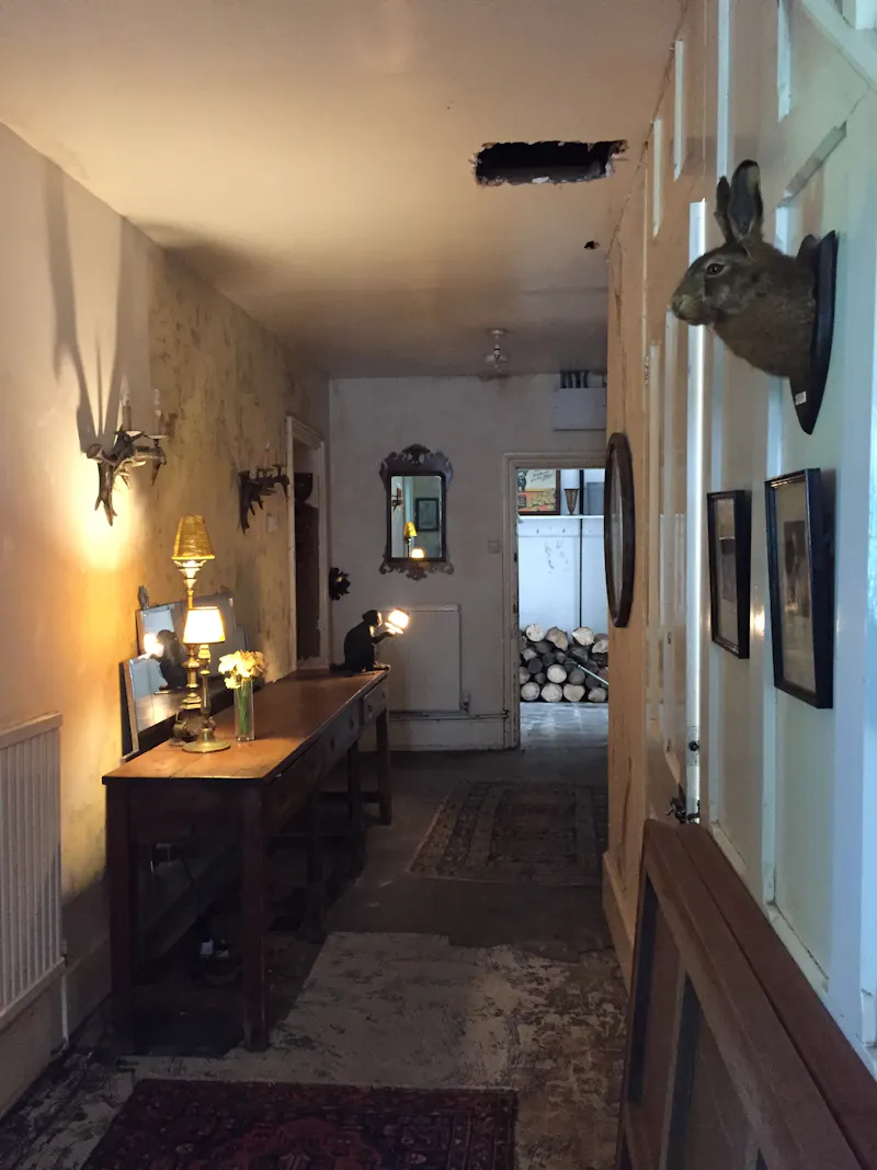 Corridor at Dilapidated Presteigne manor, M339 (photo 5)