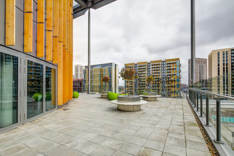 Roof terrace at Modern Wembley civic offices, V164 (photo 55)