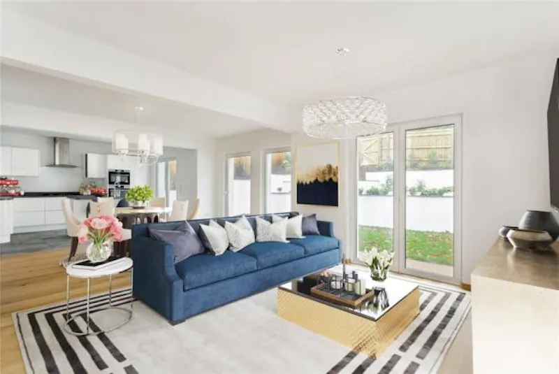 Living Room at Marlow new-build family house, D2466 (photo 3)