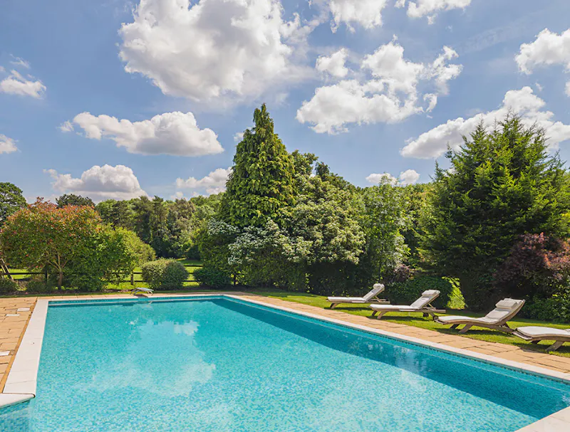 Swimming pool - outdoor at Gerrards Cross Georgian house, A1529 (photo 24)
