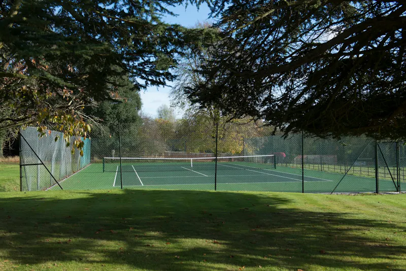 Tennis court at Wantage country house estate , A832 (photo 32)