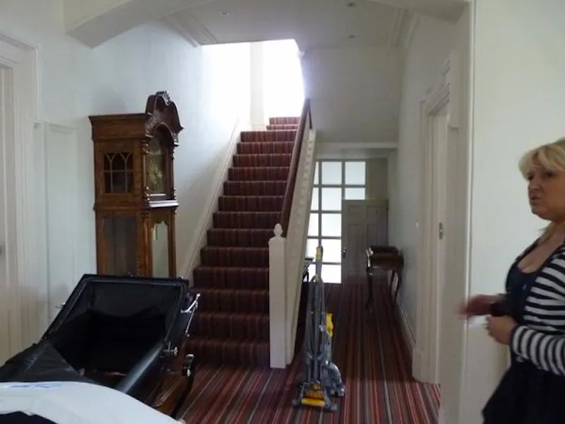 Staircase at Film location W101 in Wales (photo 8)
