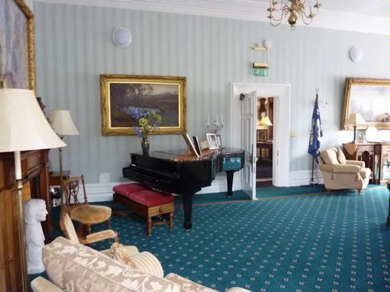 Piano at Film location W116 in Wales (photo 2)