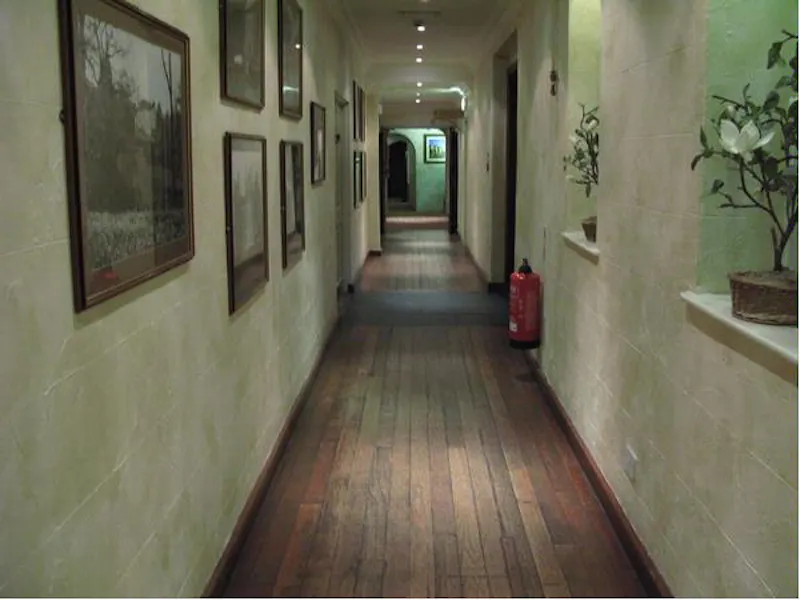 Corridor at Film location W117 in Wales (photo 19)