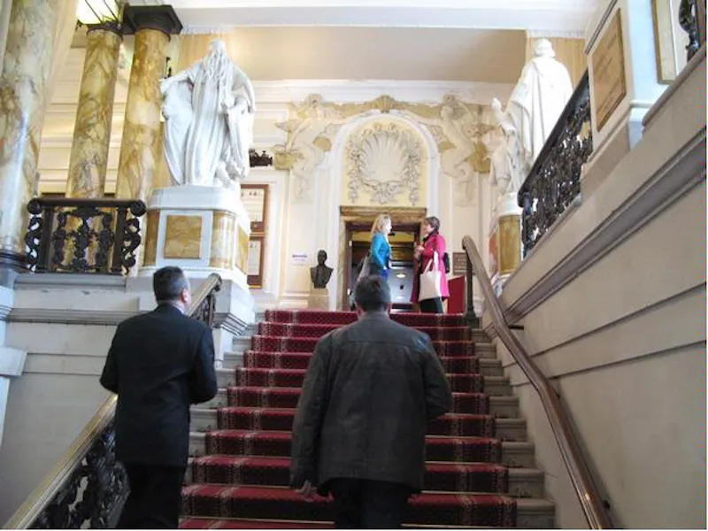 Staircase at Film location W132 in Wales (photo 10)