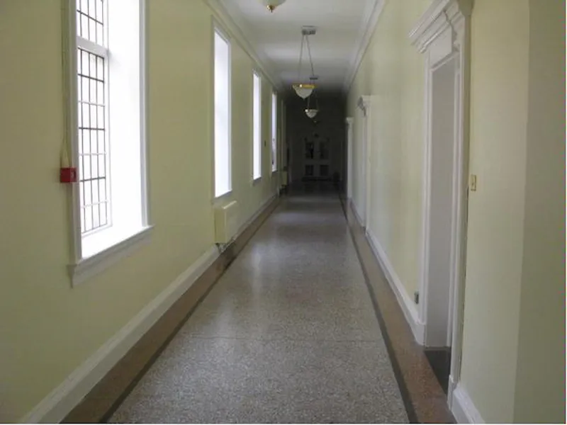 Corridor at Film location W132 in Wales (photo 12)