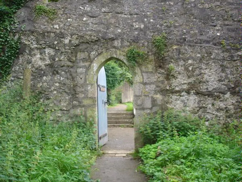 Gate at Film location W147 in Wales (photo 15)